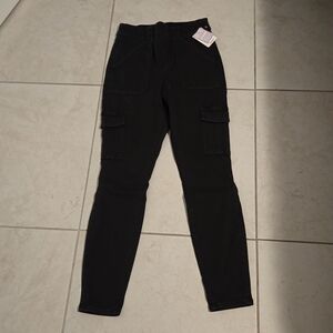 Spanx Cargo Black Pants